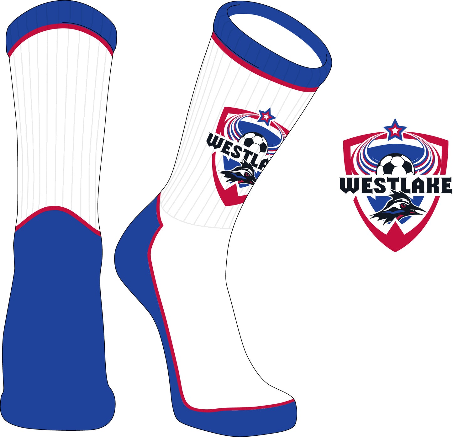 Westlake Soccer Socks (Order at least 2 pairs per player for practice and games)